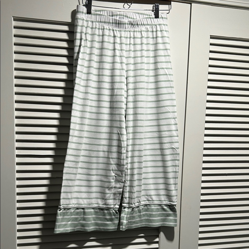 LAKE Striped Pajama Pants and top. Size small.